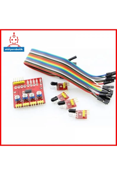Fapatech 4'lü Çizgi Izleyen Sensör Seti - 2