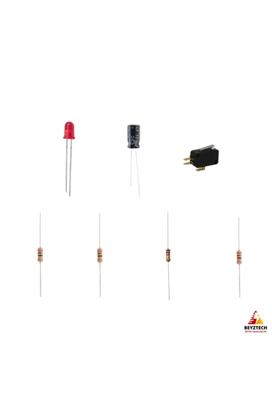 Fapatech 555 IC Trafik Işıkları Devresi  Temel Elektronik Devre Eğitim Seti / E-Pdf İçerikli - Resim 3