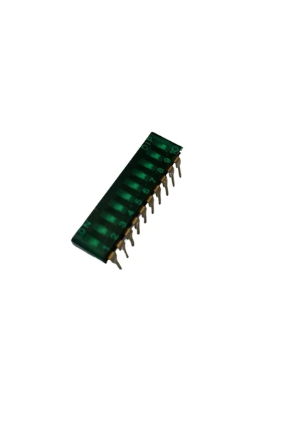 Fapatech 10 -Pin Dip Switch Anahtar Açık Kapalı Seçim Adres Ayar On Off - Resim 3