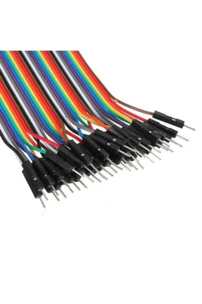 Fapatech 40lı Ayrılabilen Erkek-erkek Jumper Kablo - 20cm- Arduino Uyumlu - Resim 4