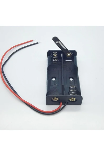 Fapatech Pil Yatağı On-Off Anahtarlı 2'li AA Pil Yuvası ürün görseli