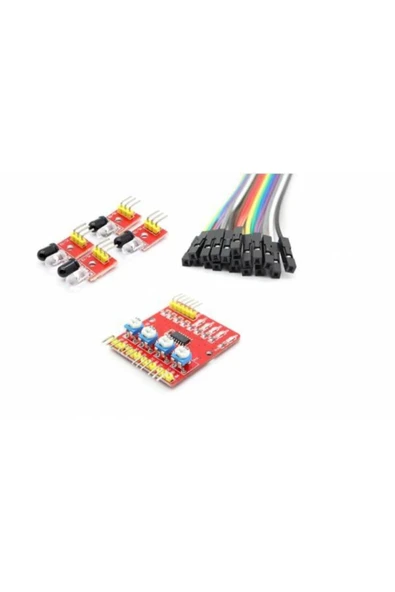 Fapatech 4'lü Çizgi Izleyen Sensör Seti - 5