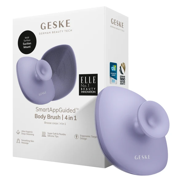 GESKE Yumuşak Silikonlu Vücut Temizleme Fırçası Body Brush