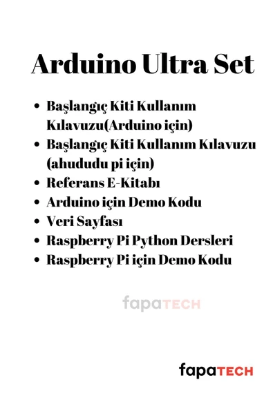 Fapatech Ultra Arduino Okul Kodlama Seti - 3