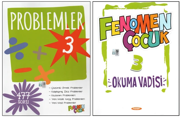 FENOMEN 3. SINIF PROBLEMLER+OKUMA VADİSİ (2 KİTAP)