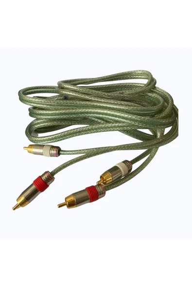 Fapatech Qed Signature Audio 40 3 Metre RCA Kablo Zırhlı Altın Başlı