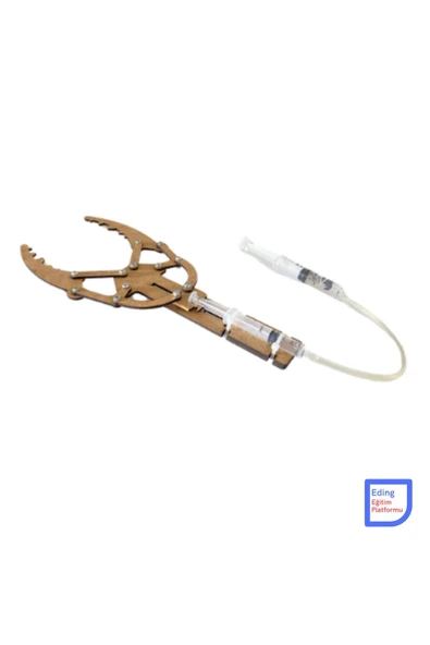 Fapatech Hidrolik Robot Kol Sıvı Basınç Pascal Kanunu STEM Sıvı Basıncı Fen Deney Seti Kendin Yap Kit ürün görseli