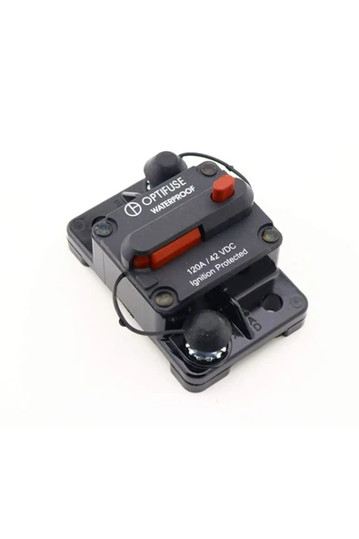 Fapatech Yüzey Montajlı Devre Kesici, Tip 1 Otomatik Sıfırlama Sigorta, Optifuse 120A, 42VDC ürün görseli