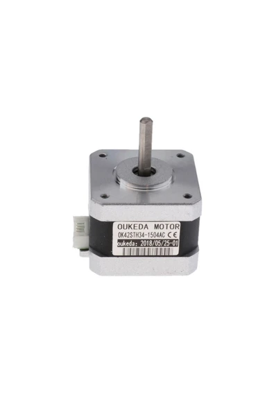 Fapatech OK42STH34-1504AC Nema 17 Stepper Motor Metal 1.8 ° 3D Yazıcı - Resim 3