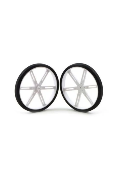 Fapatech 90x10mm Tekerlek Çifti (Beyaz) - Resim 2