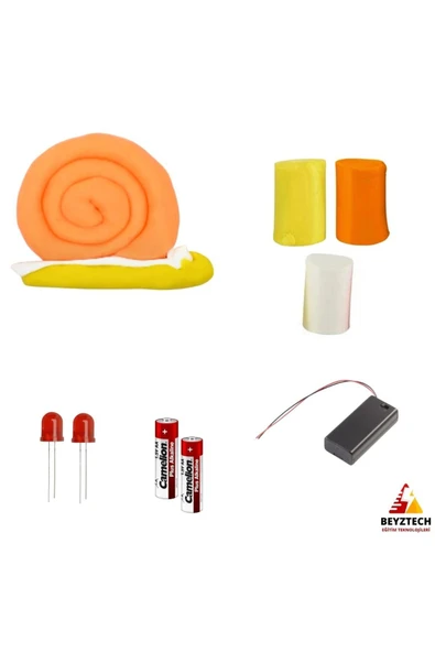 Fapatech Minik Salyangoz Oyun Hamuru Seti – Eğlenceli ve Eğitici Deneyim! (E-PDF İçerikli) ürün görseli