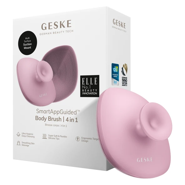 GESKE Yumuşak Silikonlu Vücut Temizleme Fırçası Body Brush