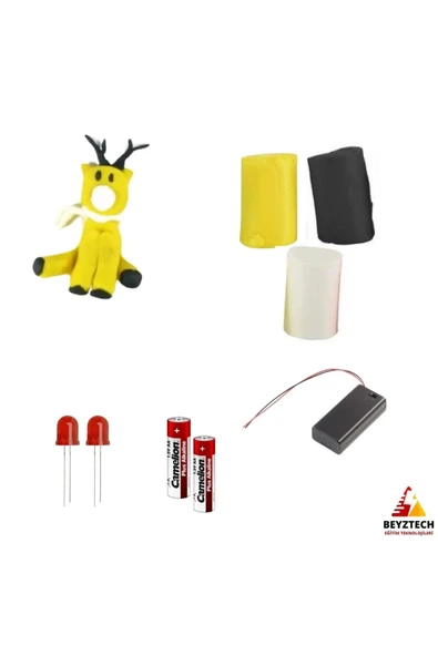 Fapatech Ren Geyiği Oyun Hamuru Seti – Eğlenceli ve Eğitici Deneyim! (E-PDF İçerikli) ürün görseli