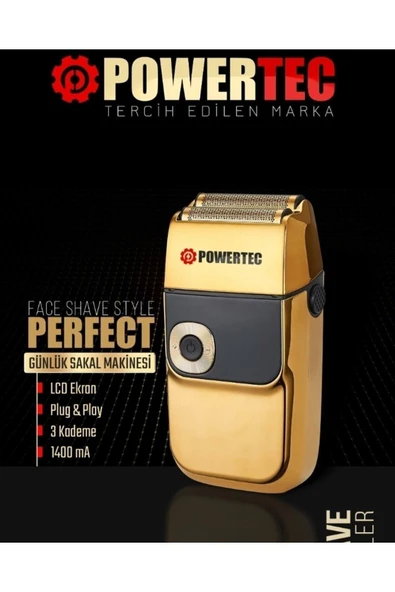 Powertec Tr-550 Günlük Sakal Sıfırlama Makinesi