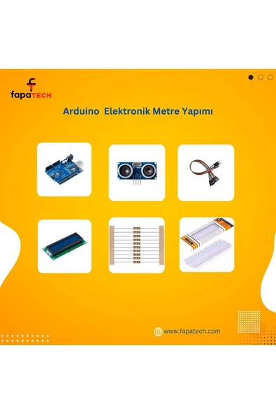 Fapatech Arduino Mesafe Sensörü ile Elektronik Metre Yapım Projesi | E-Pdf İçerikli - 3