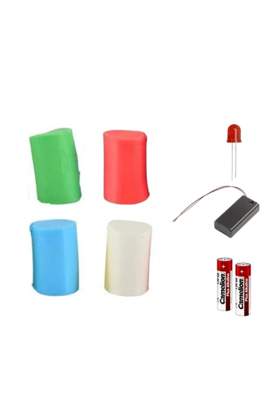 Fapatech Oyun Hamuru Seti/ Pizza Dilimi Doğum Günü Pastası Eğlenceli ve Eğitici Oyun Seti! / E-Pdf İçerikli - Resim 2