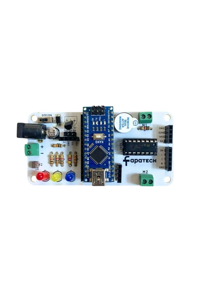 Fapatech Mini Sumo ve Çizgi izleyen Arduino Kontrol Kartı - Çizgi İzleyen Robot Gövde Seti - 3