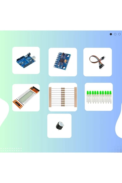 Fapatech Arduino ile Deprem Alarmı Sensörlü Proje Seti/ E-Pdf İçerikli - Resim 2