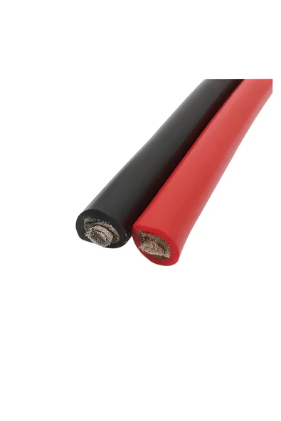 Fapatech Kırmızı Ve Siyah Pil Konnektör Kablosu E67078 Sgt 6 Awg 105c 600v Kablosu 35cm - Resim 4