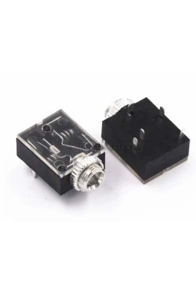 Fapatech 5 Pin 3.5mm Stereo Ses Jakı PCB Paneli kulaklık için Somun Soket ürün görseli