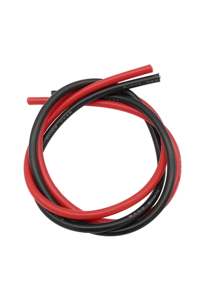 Fapatech Kırmızı Ve Siyah Pil Konnektör Kablosu E67078 Sgt 6 Awg 105c 600v Kablosu 35cm ürün görseli
