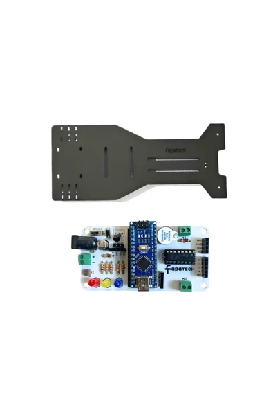 Fapatech Mini Sumo ve Çizgi izleyen Arduino Kontrol Kartı - Çizgi İzleyen Robot Gövde Seti - 2