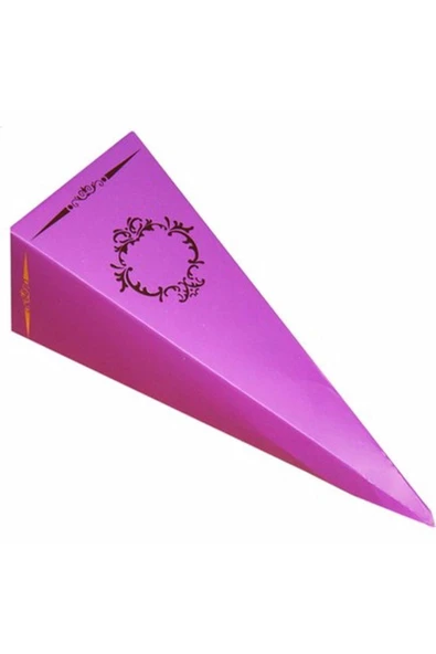 Karnaval Mevlüt Külahı Mor Renk Büyük Boy 16 Cm Hediyelik Sünnet Şeker Lokum Kutusu 50li - 1