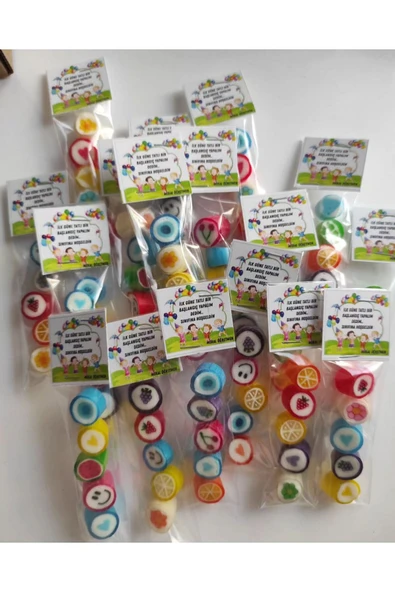ŞEKERCİYAŞAR Sınıfına Hoşgeldin Okul Şekeri 100 Adet