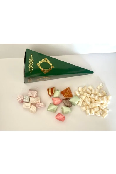 ŞEKERCİYAŞAR Yeşil Kutulu Kuş Lokumlu Mevlüt Şekeri 50 Adet - 1