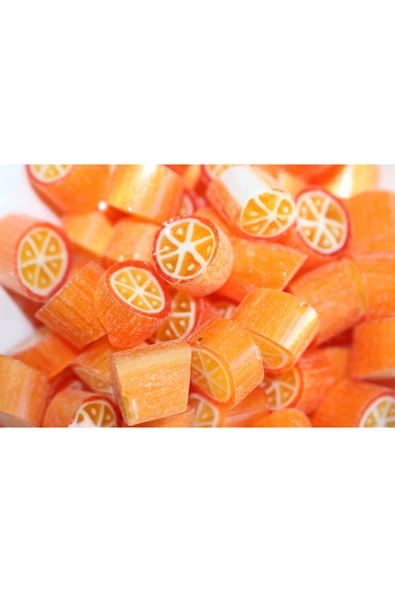 ŞEKERCİYAŞAR Portakal Desenli Lolly Akide Şeker 250 gr