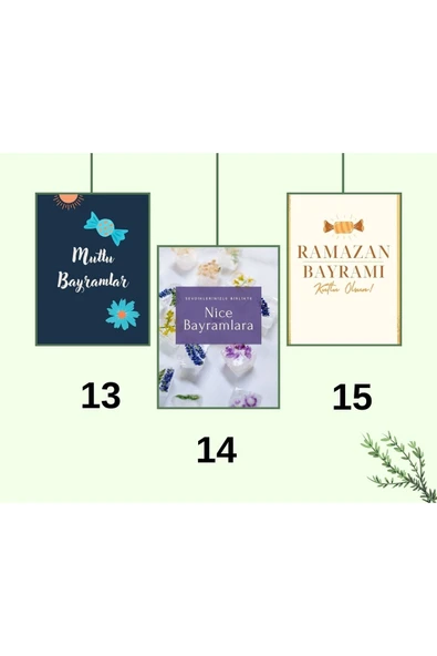 ŞEKERCİYAŞAR Hoşgeldin Ramazan Temalı Ramazan Hediyesi 50 Adet - 6