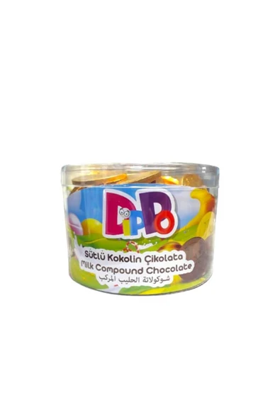 DİPPO Dippo Sütlü Kokolin Çikolata 100 Adet ürün görseli