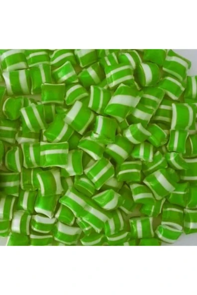 ŞEKERCİYAŞAR Yeşil-Beyaz Desenli Mini Akide Şekeri 100 Gr - 1