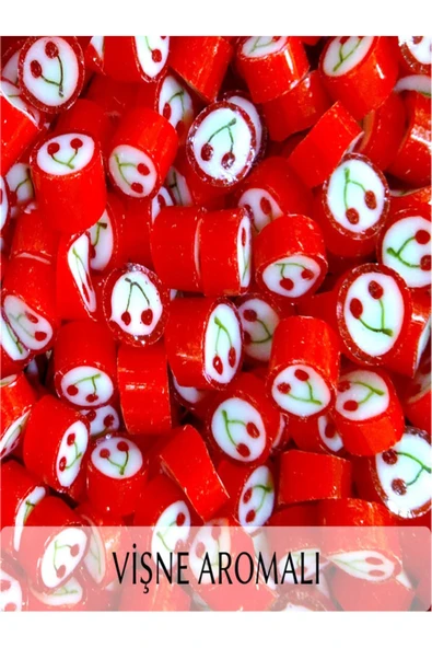 ŞEKERCİYAŞAR Vişne Desenli Lolly Şeker 250 gr - Resim 4