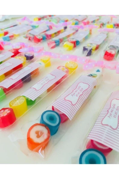 ŞEKERCİYAŞAR Çok Renkli Hediyelik Şeker 100 Adet
