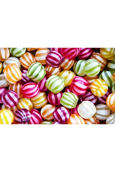 ŞEKERCİYAŞAR Karışık Meyveli Bonbon Akide Şekeri 400 Gr - 1