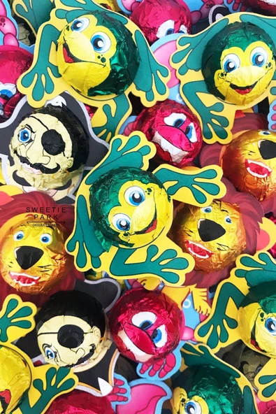 Elvan My World Mix 25 Adet Karışık Hayvan Figürlü Elvan Hediyelik Pralin Pinyata Çikolata ürün görseli