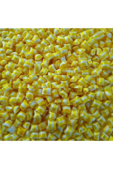 ŞEKERCİYAŞAR Sarı-Beyaz Desenli Mini Akide Şekeri 100 Gr ürün görseli