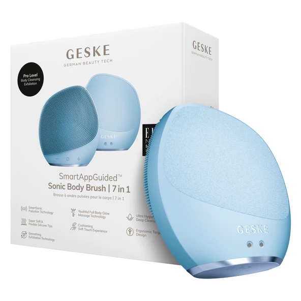 GESKE Titreşimli Vücut Fırçası ve Yoğun Eksfoliyatör Sonic Body Brush Intensive Exfoliator