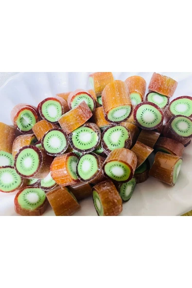 ŞEKERCİYAŞAR Kivi Desenli Lolly Şeker 1000 Gr.