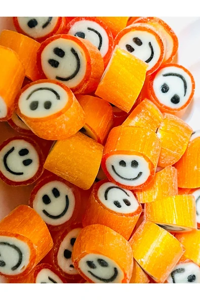 ŞEKERCİYAŞAR Turuncu Gülenyüz Lolly Akide Şeker 250 Gr. - 1