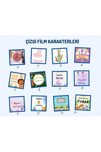 ŞEKERCİYAŞAR Mavi Kalp Parmak Lolly 24 Adet - 6