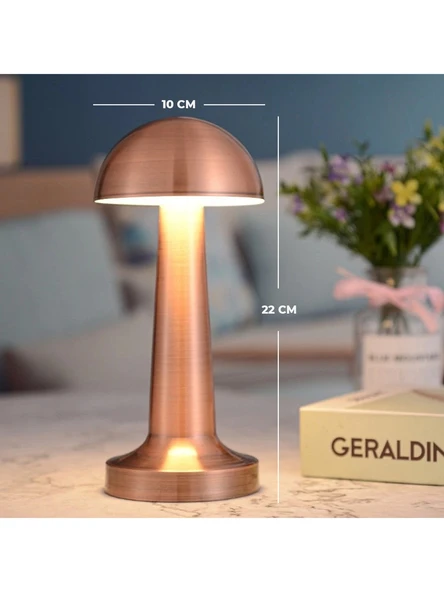 CT-8430 Lızbon Dokunmatik Masa Lambası 3 Renk Bronz - 4