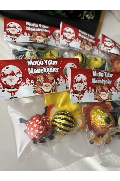 ŞEKERCİYAŞAR 2'li Karışık Hayvan Temalı Özel Okul Tatil Çocuk Hediye Çikolata 50 Adet