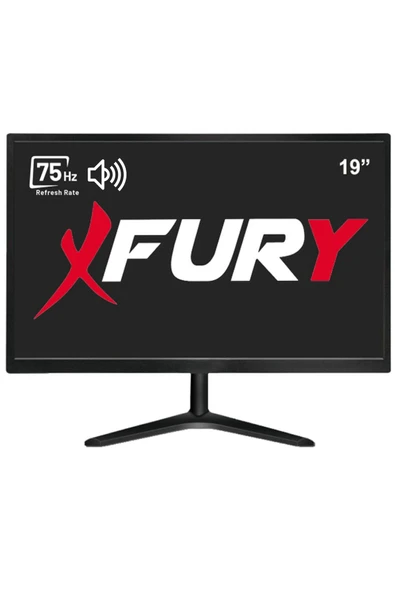 FURY 19" Geniş Ekran 75 Hz 5ms DAHİLİ HOPARLÖR Sesli Led Monitör