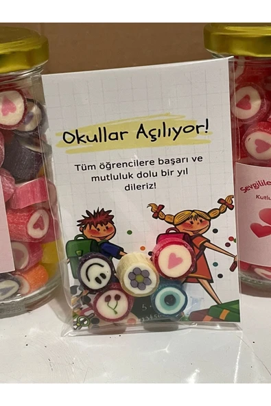 ŞEKERCİYAŞAR Baby Shower - Mevlit - Sünnet - Doğum Günü Portakal Desenli Özel Bebek Şekeri 10 Adet - 2