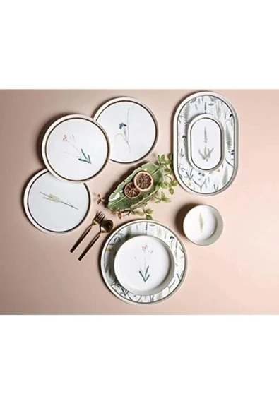 Porland Botanical 27 Parça 6 Kişilik Yemek TakımIı