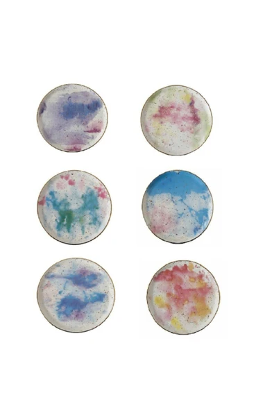 Porland Cosmos Serisi Düz Tabak Takımı 6 Adet 20 Cm ürün görseli 1