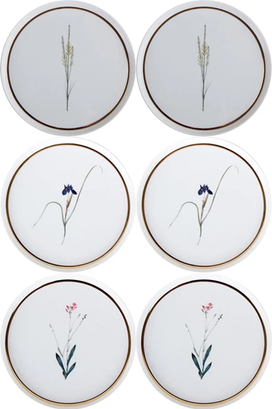 Porland Botanical Karma 6 Kişilik Pasta Takımı 21cm ürün görseli 1