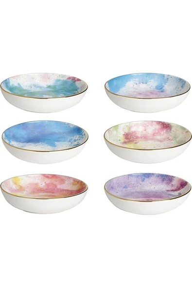 Porland Cosmos Karma Desen Kase 17cm 415cc 6'lı ürün görseli 1